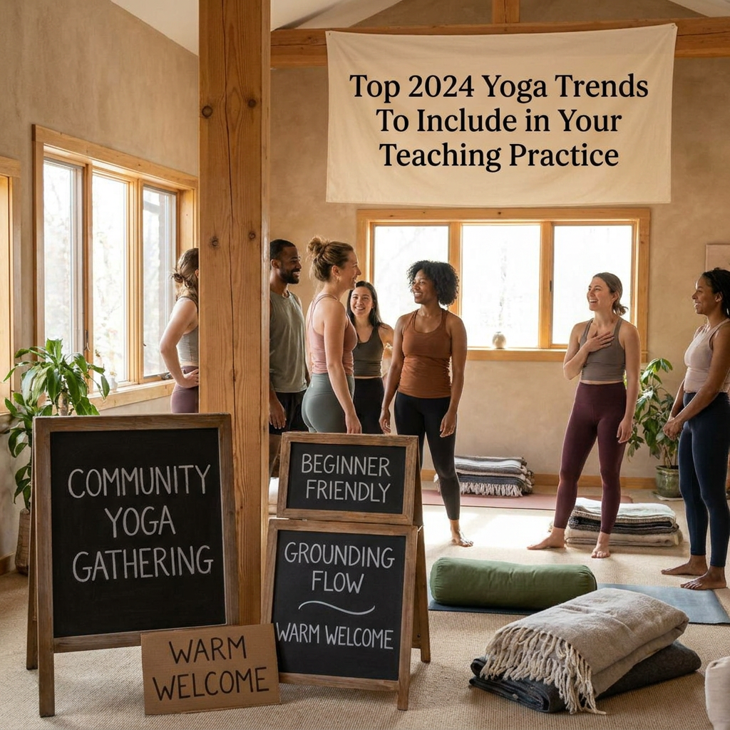 Top 2024 Yoga Trends To Include in Your Teaching Practice