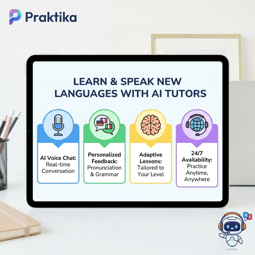 Praktika - Learn and speak new languages with AI tutors