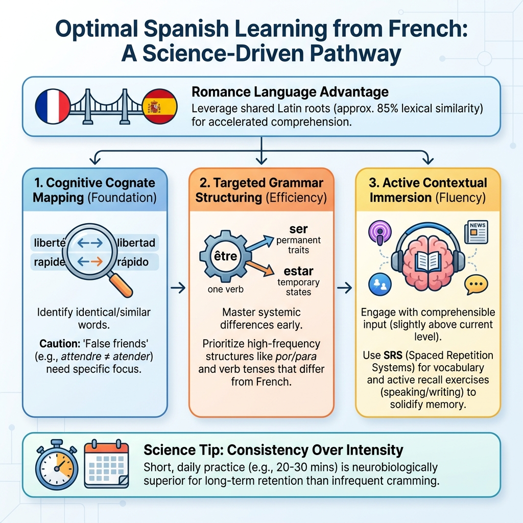 Best Way to Learn Spanish from French