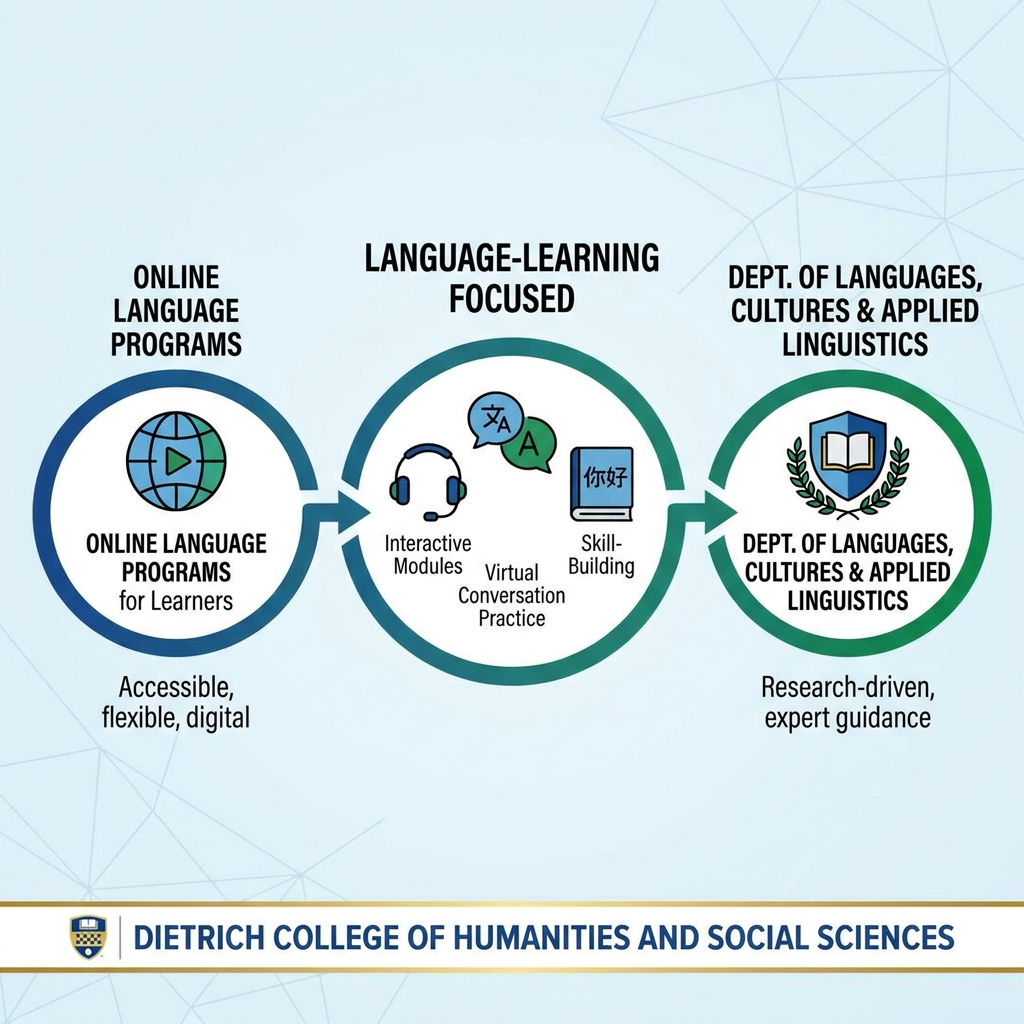 Online Language Programs for Learners - Department of Languages, Cultures & Applied Linguistics - Dietrich College of Humanities and Social Sciences