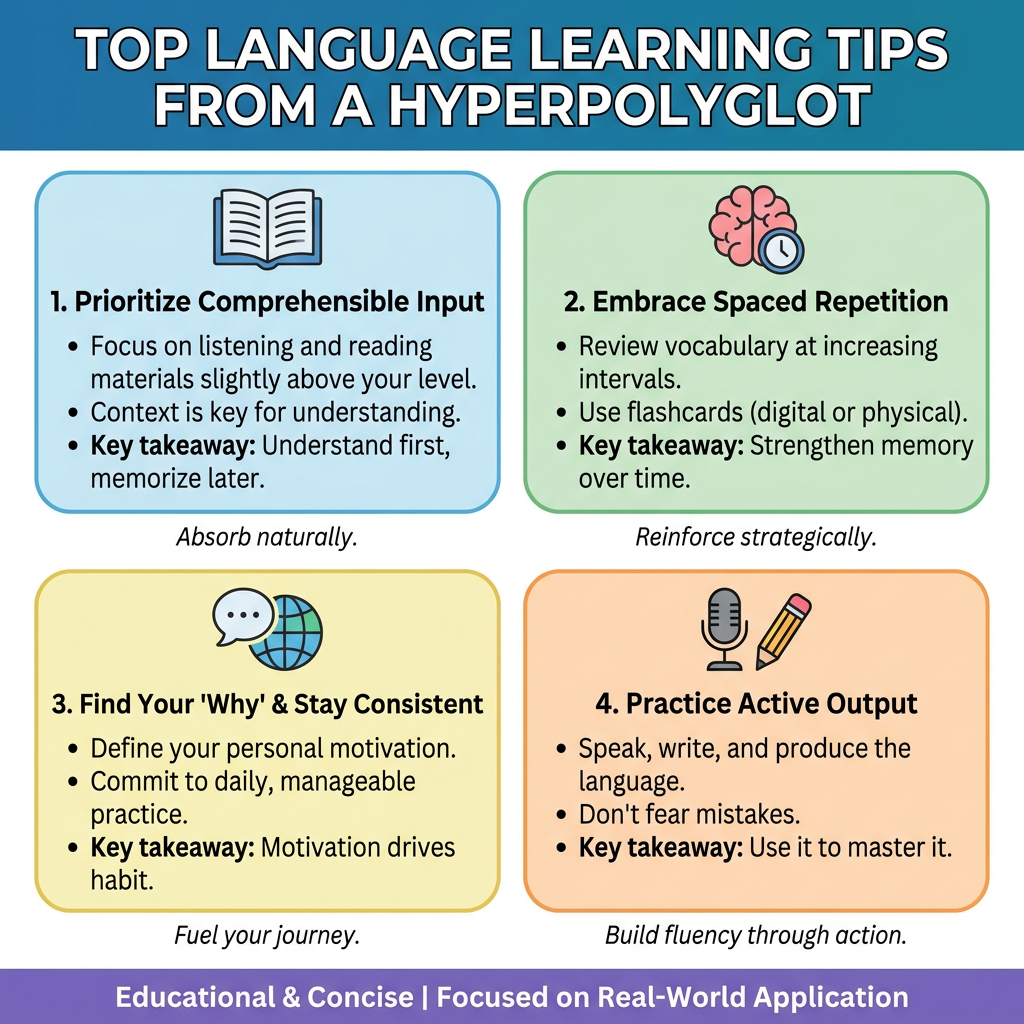 Top Language Learning Tips from a Hyperpolyglot
