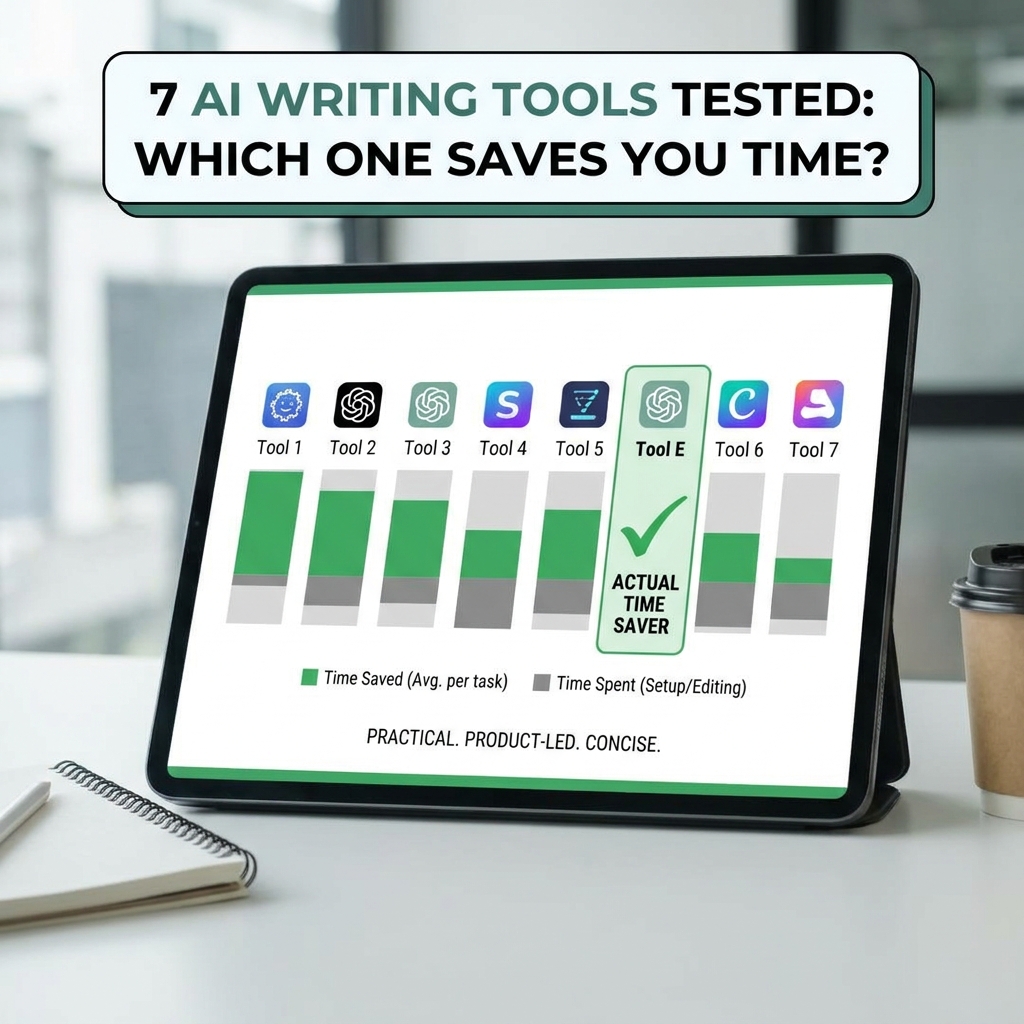 7 AI writing tools tested: which one actually saves you time