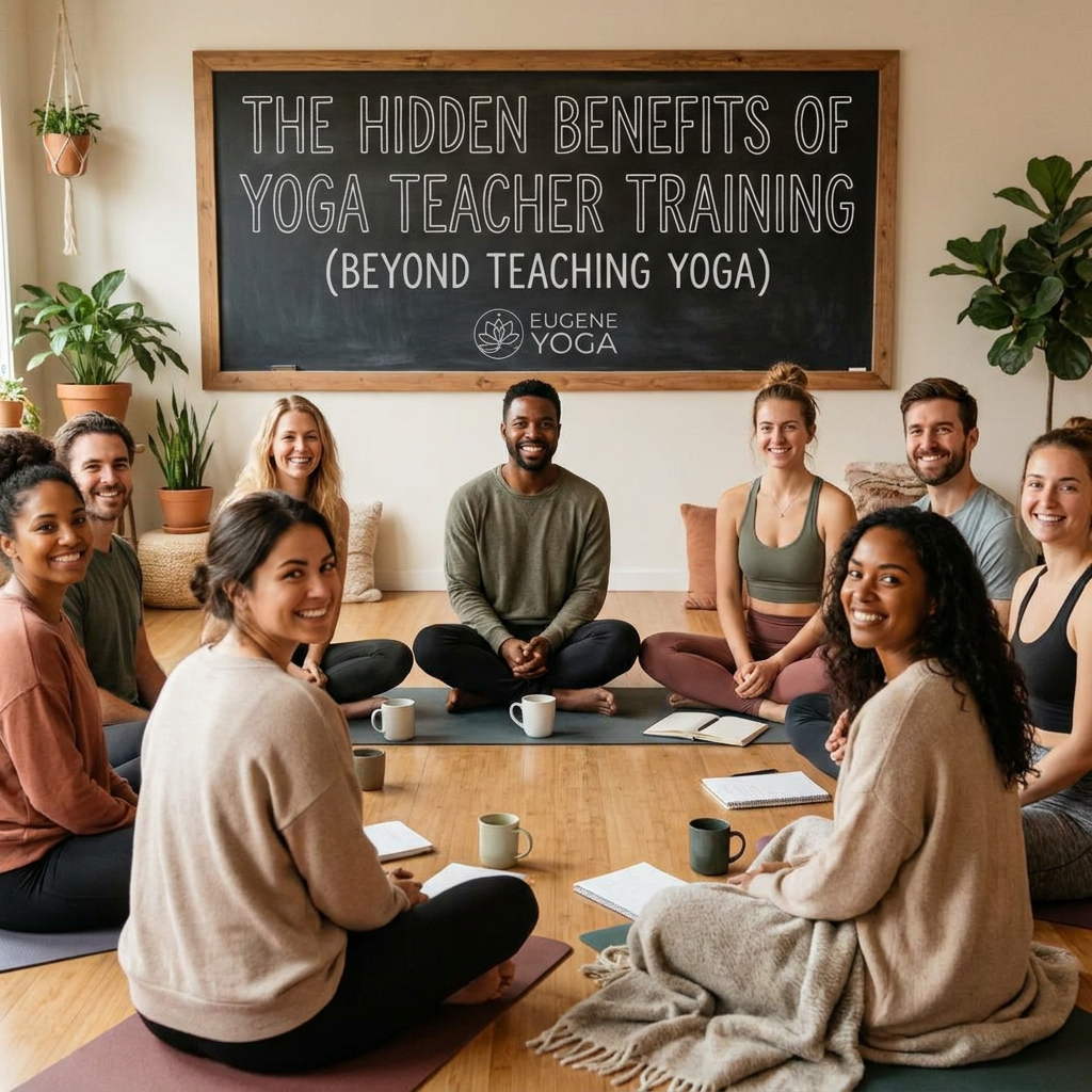 The Hidden Benefits of Yoga Teacher Training (Beyond Teaching Yoga) • Eugene Yoga