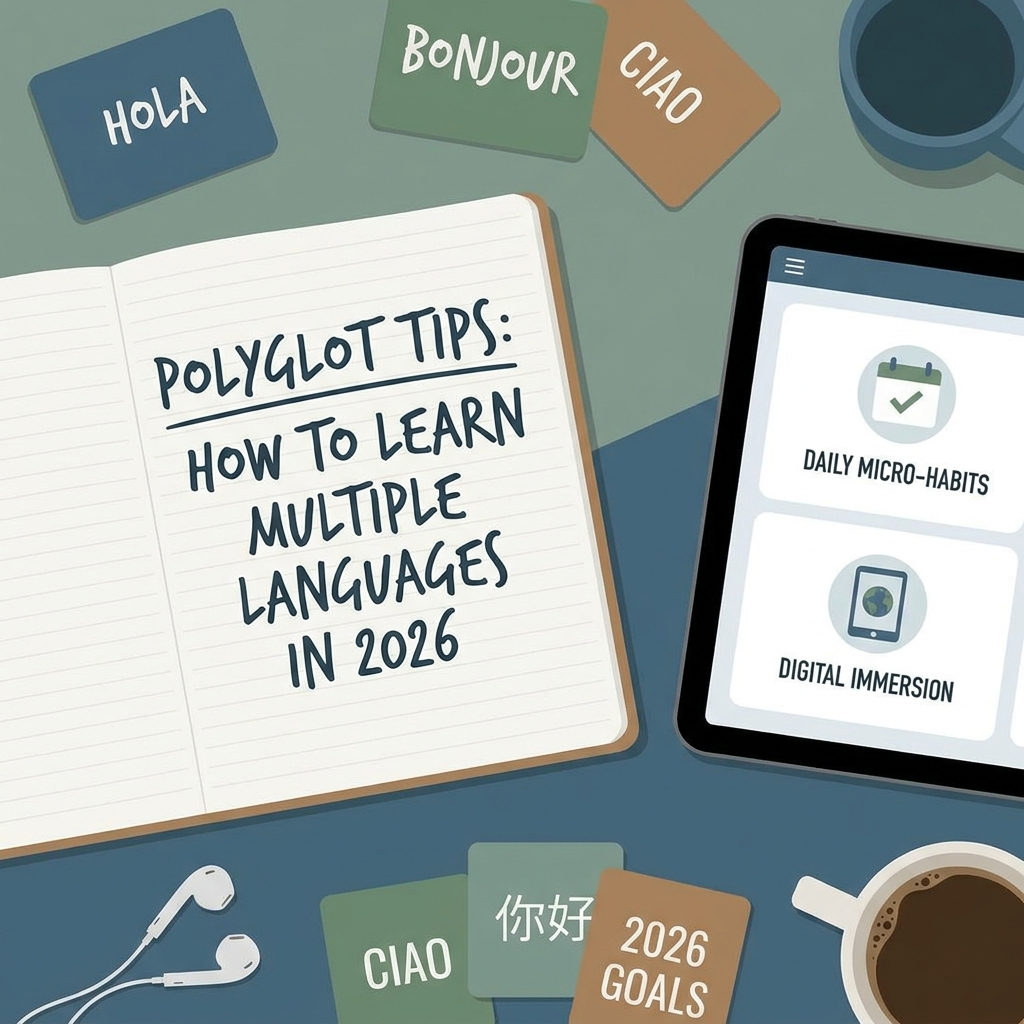 Polyglot Tips: How to Learn Multiple Languages in 2026