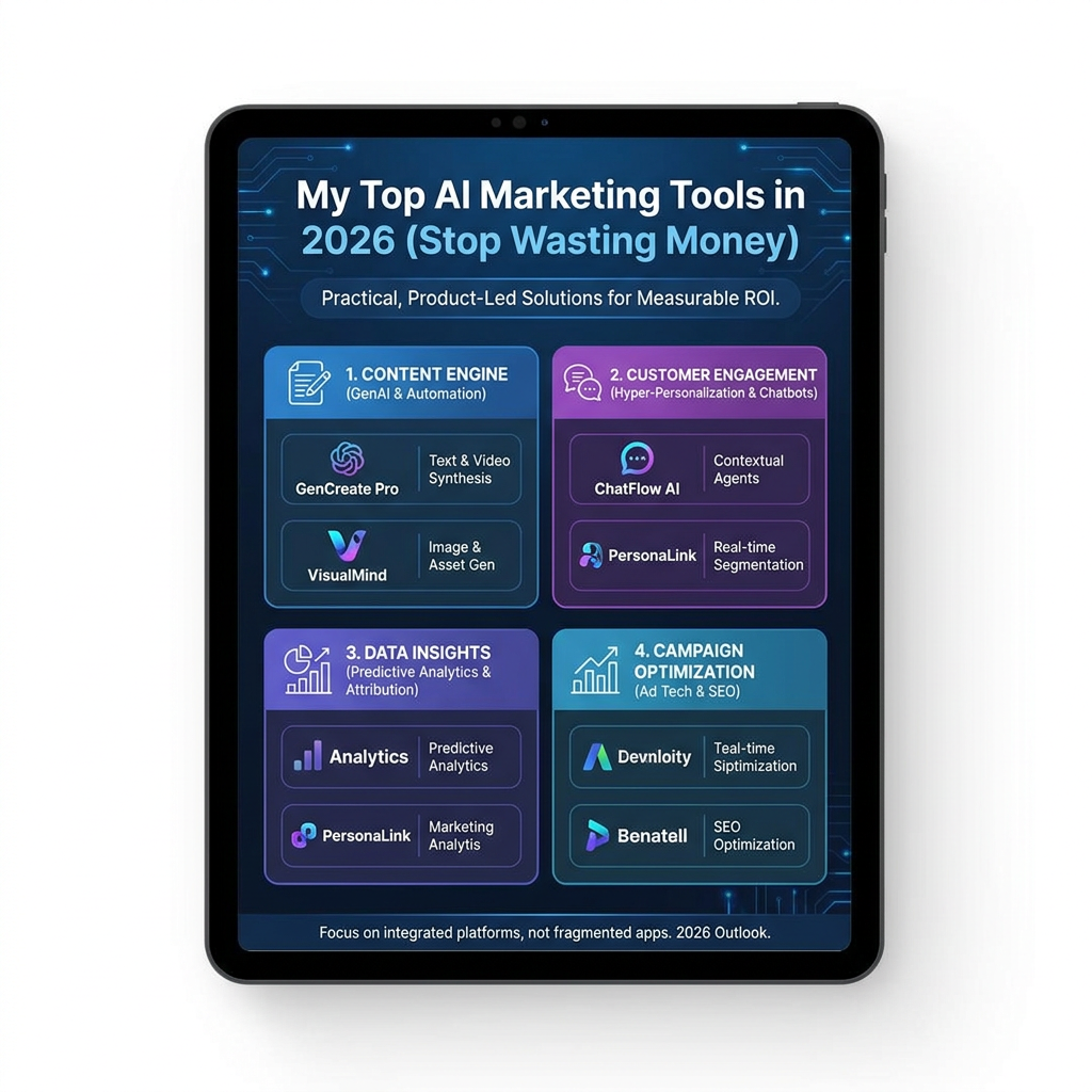 My Top AI Marketing Tools in 2026 (Stop Wasting Money)