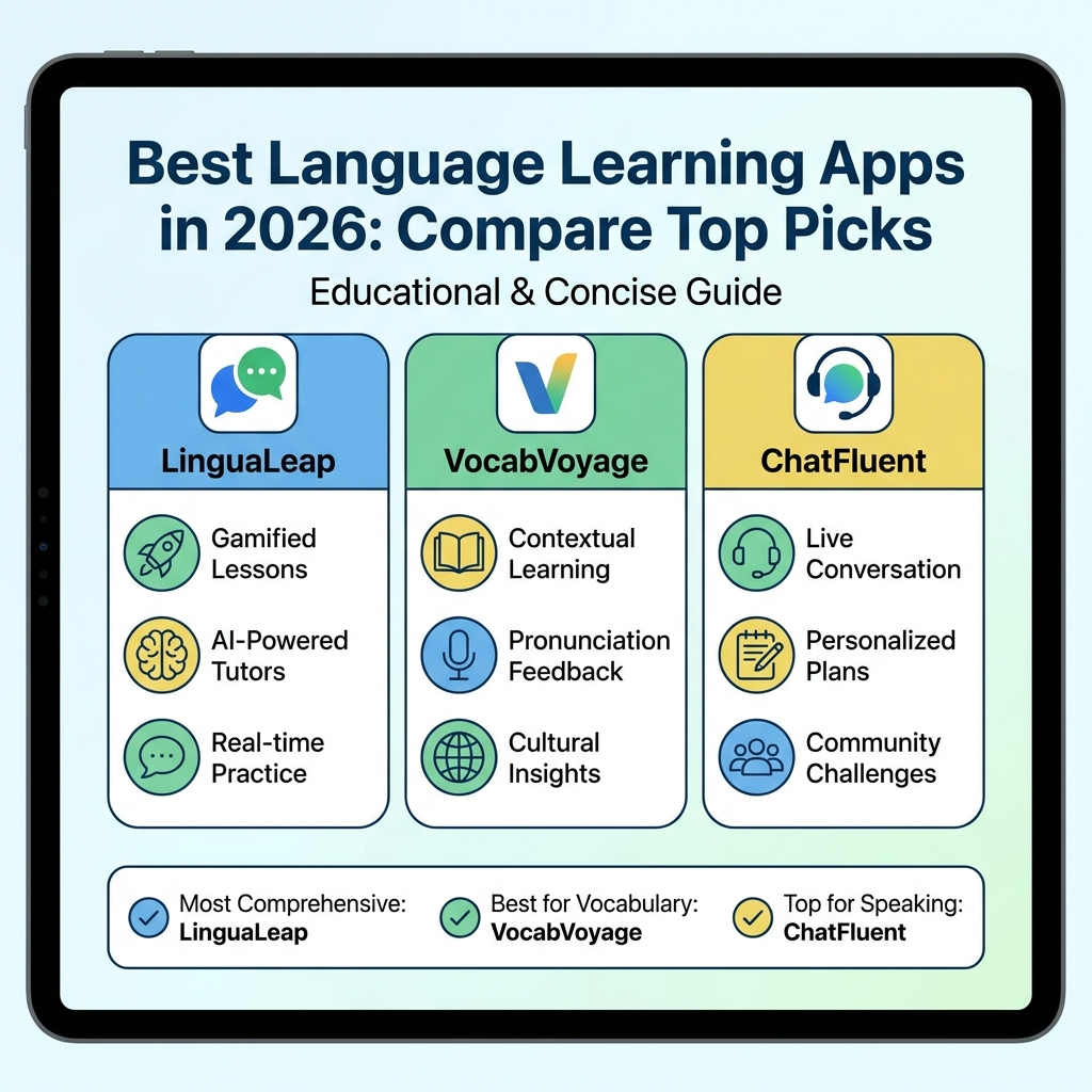 Best Language Learning Apps in 2026: Compare Top Picks